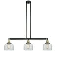 thumbnail image 5 of Innovations Lighting 213-S Large Bell Bell 3 Light 41" Wide Commercial Linear Chandelier -, 5 of 6