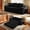 Black, variant on Leumius 2-in-1 Convertible Sofa Bed,Boneless Corduroy Modular Sleeper Couch with Cup Holders & Side Storage Pockets,Oversized Deep Seat Sofa for Living Room, Apartment, Guest Room,Gray