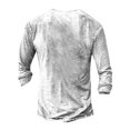 thumbnail image 4 of MAWCLOS Men's Casual Buttons T Shirts Sport Cross Print Basic Tee White XL, 4 of 4