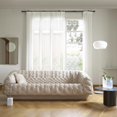 thumbnail image 3 of Standard Decorative Window Curtain Rods 30 To 116 Inch 5/8 Inch Diameter Small Curtain Rod Set Heavy Duty Drapery Rods With Brackets-Black, 3 of 5