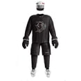 thumbnail image 2 of Camiseta de práctica de hockey sobre hielo personalizada, negra, ligera, delgada y transpirable, de alta calidad, serie H80 y camiseta de calle grande (todos los tamaños), 2 of 4