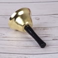 thumbnail image 4 of 2 piezas de adornos navideños, campanillas de mano, campanillas de servicio, mango de madera, campanas de metal diatónicas, percusión musical para decoración navideña del hogar, 4 of 5