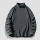 thumbnail image 1 of pstuiky camisas de manga larga para hombre, Camisa informal de manga larga con cuello alto y color liso para hombre, blusas de manga larga con cuello redondo, camisetas y tops xxxxl, 1 of 7