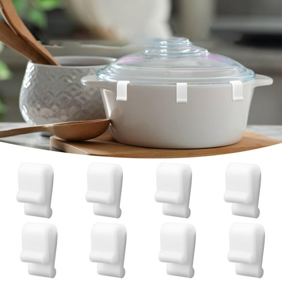8/16pcs Dutch Oven Lid Protector Clips Cookware Protector Clips Replacement Stacking And Storage Protective Clips For Dutch Oven Wall Mounted Kitchen Rack
