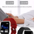 thumbnail image 3 of Bluetooth Impermeable Smartwatch Deporte Monitor De Ritmo Cardíaco Presión Arterial Fitness Tracker Pulsera Inteligente matsuzay EL013347-03, 3 of 4