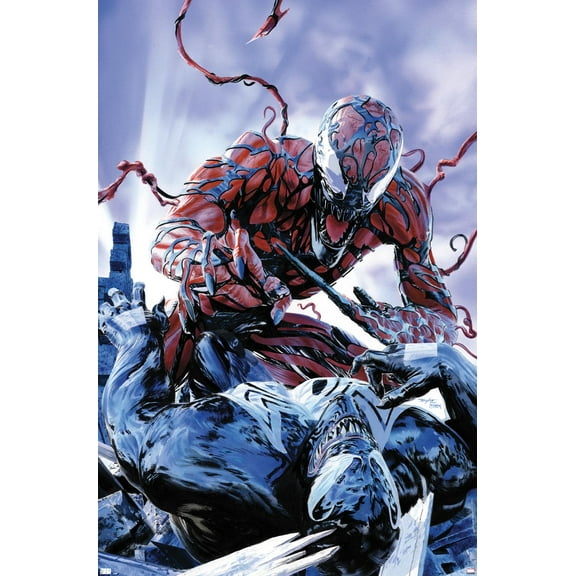 Marvel Comics - Carnage - Battle with Venom Wall Poster, 22.375" x 34"