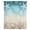 Brown Turquoise, variant on Teal Ombre Coastal Sheer Curtains 72 Inches Long, Nautical Beach Starfish Coral Summer Light Filering Curtains, Breathable Simi Curtain Privacy Drapes for Living Room Bedroom Window Treatment