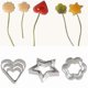 thumbnail image 4 of 9 pcs Stainless Steel Cookie and Biscuit Cutters - Star, Heart, Flower, 4 of 5