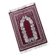 thumbnail image 1 of Alfombra de oración portátil para viaje con estampado de flores, rectangular, para suelo Rojo oscuro, 1 of 9