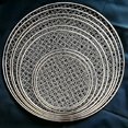 thumbnail image 4 of ENJOYW Grille Ronde en Acier Inoxydable pour Barbecue, Filet de Rôtissage Antiadhésif, 4 of 6