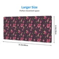 thumbnail image 3 of Pofeuu Rose Mix Leopard 2 Print Desk Mat for Keyboard and Mouse，Computer Desk Matt for Desktop，Large Mouse Pad for Desk，Desk Pads on Top of Desks 12x31.5in, 3 of 8