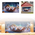 thumbnail image 1 of Décorations de Noël Bannière de Porte de Garage Extérieur Grande Couverture de Porte Décorative de Noël Bannière de Porte de Garage Extérieur Mur de Porte de Maison Bannière de Garage de Noël, 1 of 7