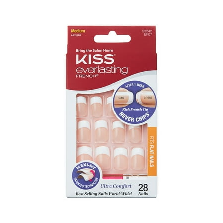 Kiss Everlasting French Nail Kit 28ct Kiss Everlasting French Nail Kit 28ct