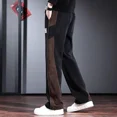 thumbnail image 3 of Pantalones de poliéster con bolsillos para hombre, ropa clásica, de bajo precio, estilo coreano, holgados, informales, ropa original, 3 of 4