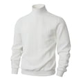 thumbnail image 2 of Turtleneck Sweater Men Long Sleeve Casual Basic Cable Knit Pullover Sweaters Fall Winter Clothes, 2 of 7