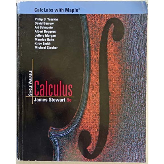 Pre-Owned CalcLabs with Maple for Stewart's Single Variable Calculus, 9780534393700, 0534393705, Paperback, 5 edition