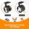 thumbnail image 3 of BestPet 3-in-1 Premium Dog/Cat Stroller, Detachable Carrier, Cup Holder, Black, 4 Wheels, 3 of 7