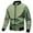 Green, variant on Mens Jackets Windproof Zip Up Baseball Jacket Long Sleeve Classic Fit Solid Color Jacket for Men Winter