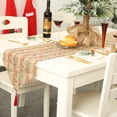 thumbnail image 4 of Camino de de Navidad, manteles individuales cómodos resistentes al desgarro, mantel impreso decorativo, diseño de sala de estar, nuevo Kits de decoración para fiestas alce rojo árbol verde Kearding HA068957-06, 4 of 6