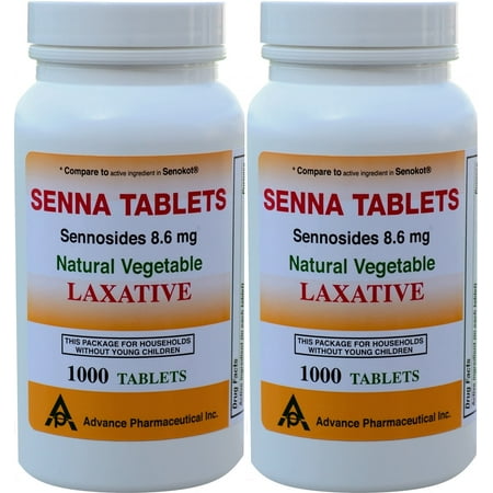 Senna 8.6 mg Generic for Senokot Natural Vegetable ...