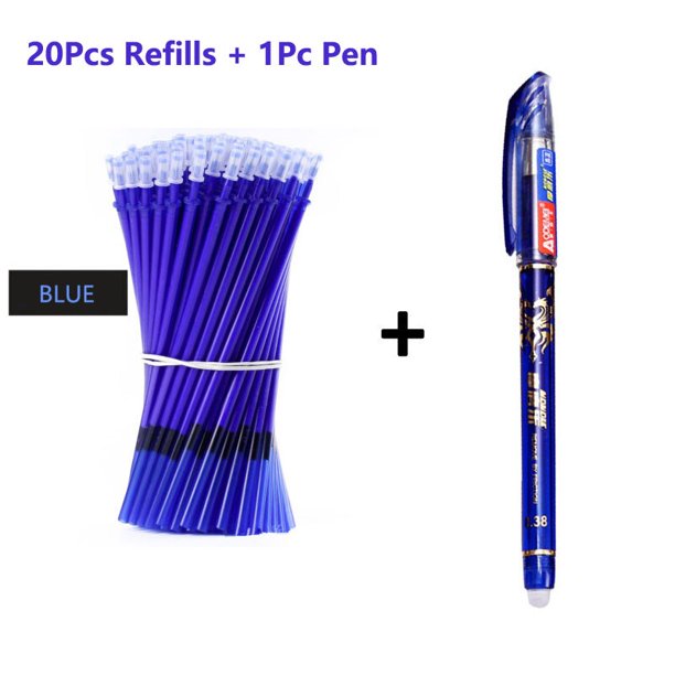 Juego de bolígrafos de Gel borrables, bolígrafo de tinta de 0,5mm, suministros de papelería para escuela, oficina y negocios, color negro, azul y rojo