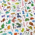 thumbnail image 3 of Tatuajes temporales para niños, 12 hojas con temática de dinosaurios, tatuajes temporales para niños, pegatinas para niñas, niños, Halloween, 3 of 5