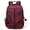 Wine red, variant on Mini Anti-Theft RFID Backpack for Women and Men, Water-Resistant, Lightweight Travel Daypack with iPad Sleeve, Key Holder, Daily Short Trips