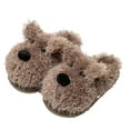 thumbnail image 5 of FUZHIQ Girls Boys Slippers Toddler Kids Comfy Fuzzy Non- House Shoes Bedroom Soft Lined Indoor Outdoor, 5 of 5