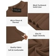 thumbnail image 5 of Ekouaer Mens High Neck Long Sleeve Base Layer Lightweight Thermal Knit Top, 5 of 9