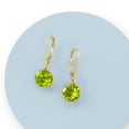 thumbnail image 3 of Ross-Simons 3.90 ct. t.w. Peridot Drop Earrings in 14kt Yellow Gold, Women's, Adult, 3 of 5