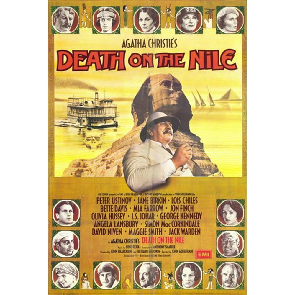 Death On The Nile Poster Death on the Nile Movie Poster (11 x 17) - Walmart.com - Walmart.com