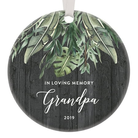 Most Popular Christmas Gifts 2019 Grandpa Memorial Christmas 2019 Ornament Tribute Beloved Father Missed Love Honor Remember Grandfather Pop Pop Po Po Timeless Treasured Greenery Gift Idea For Family 3