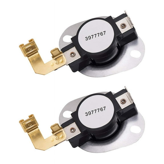 2 PCS 3977767 Dryer Thermostat Replacement Part