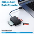 thumbnail image 4 of 4 in 1 Card Reader USB 3.0/-C to Micro SD TF CF MS Compact Flash Card Adapter эσ, 4 of 8