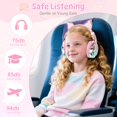 thumbnail image 2 of Auriculares Bluetooth para niños con orejas de gato QearFun, 60 horas de reproducción, 2 of 7