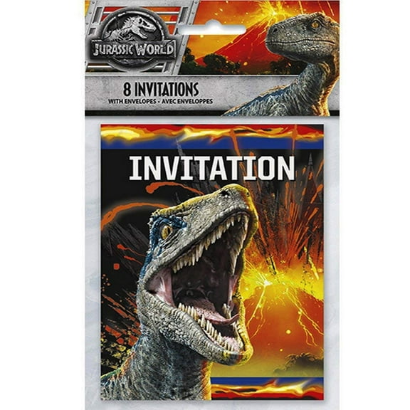 8 Jurassic World Invitations