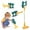 Green#44900🌈, variant on Kids Toy Vacuum Cleaner, Simulated Acousto Vacuum Cleaner for Pretend Play, Lightweight Design, Safe Durable Materials, Educational Toy for Motor Skills Development, Gift for Toddlers