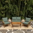 thumbnail image 3 of ARDEN earthFIBER Outdoor Loveseat Cushion Set, 48 x 24, Rain-Proof, Fade Resistant, Loveseat Bottom and 2 Back Cushions for Loveseat, Bench, and Swing, 3 of 8