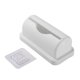 thumbnail image 1 of Bearachild Dispensador moderno de bolsas de basura para montaje en pared, mueble decorativo para sala de estar Organizadores de utensilios de cocina Blanco 15.1x7.5x6.3 cm, 1 of 6