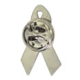 thumbnail image 3 of PinMart's Red and Yellow Awareness Ribbon Enamel Lapel Pin, 3 of 3