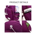 thumbnail image 4 of LAVA Women Small Sling Backpack Purse Waterproof Travel Crossbody Bags Hiking Chest Bag (Navy Blue), 4 of 6