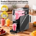 thumbnail image 3 of Slushy Machine for Home, No Ice Needed - 88oz Frozen Drink & Ice Cream Maker with 7 Presets, Professional Frozen Drink Maker with LED Display,Auto Clean, Quiet, 3 of 7