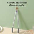 thumbnail image 6 of OAVQHLG3B Clearance Kitchen Tongs With Silicone Flat Head For Cooking, High Temperature Food Grill Tongs, Steak Tongs And Anti-burn Bread Tongs, 6 of 7