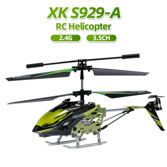 Wltoys XK S929-A Hélicoptère RC 2.4G 3.5CH W / Jouets RC Lumière pour les Enfants Débutants Cadeaux pour Enfants