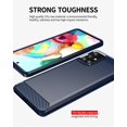 thumbnail image 2 of Samsung A72 5G case,Galaxy A72 5G case,with HD Screen Protector, Soft TPU Slim Fashion Non-Slip Protective Phone Case Cover for Samsung Galaxy A72 5G (Navy Brushed TPU), 2 of 12