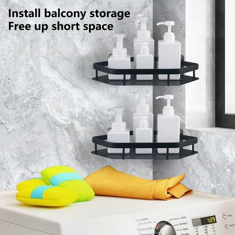 Bathroom Corner Shelf, Triangle Storage Rack With Wheels, Free