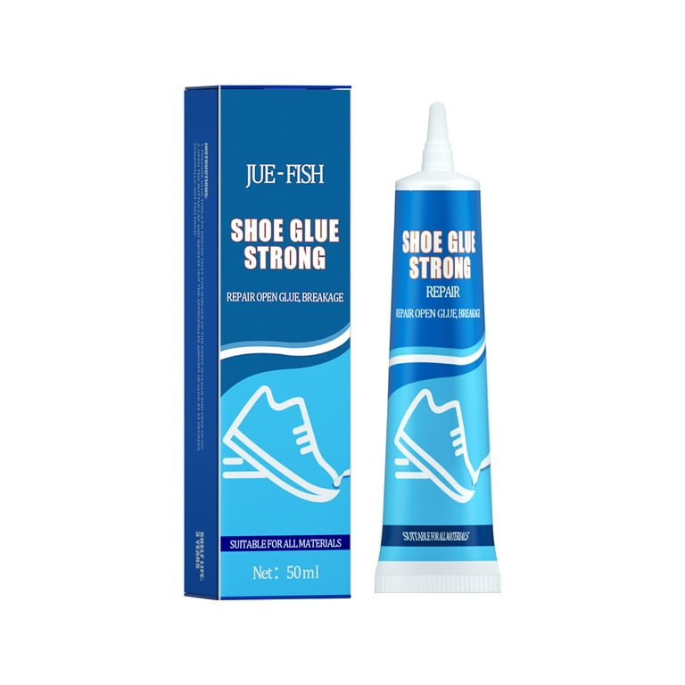 Egmy Self Adhesive Shoe Repair Glue, Waterproof Glue Shoe Repair Glue, Shoe Repair Hose with Precision Nozzle Sole, Heel, Leather Repair Tool (1