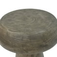 thumbnail image 4 of Christopher Knight Home Mushroom MGO Side Table, 20.5" Tall Round Accent Table, Grey, 4 of 7