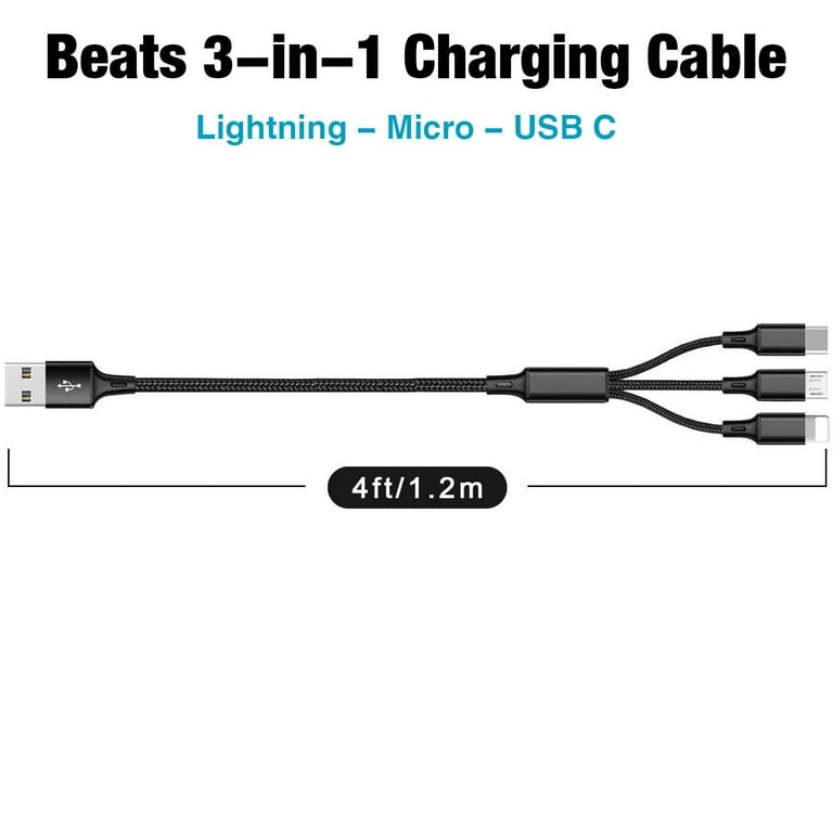 Replacement Charging Cable Charger Cord for Powerbeats Pro Beats Studio Buds Beats Fit Pro Beats Flex Compatible Walmart