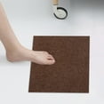 thumbnail image 4 of CASAFUN Carpet Tiles Peel and Stick Patchwork Carpet DIY Glue-free Floor Mat Suitable for Home Living Room Bathroom Kitchen 50x50cm, 4 of 6